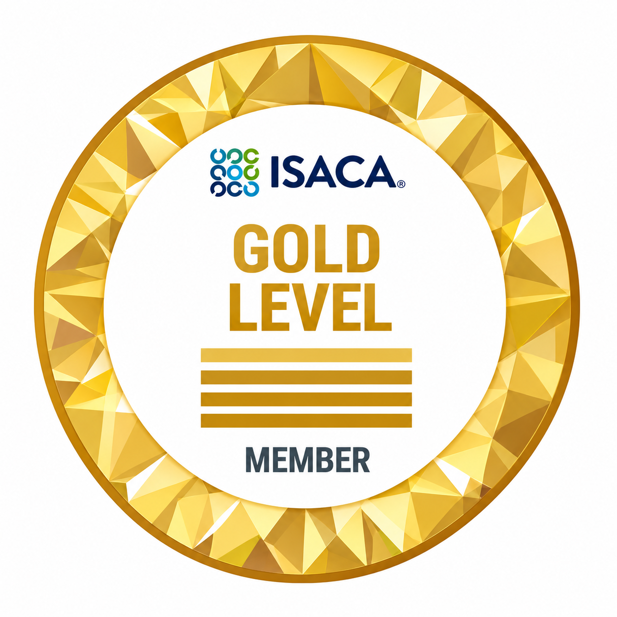 ISACA Gold Level Member badge